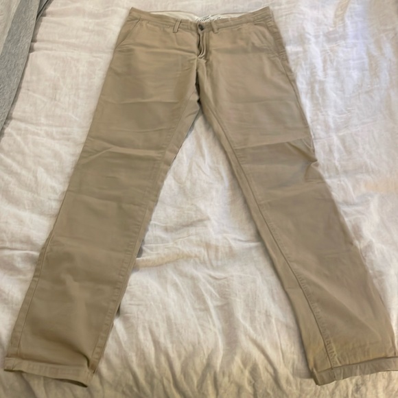 H&M slim khakis sz 30 - Picture 1 of 2